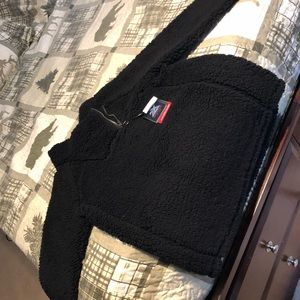 1/4 zip Sherpa pullover